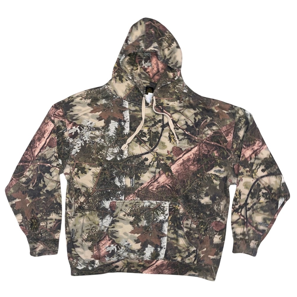 Kings Camo‎ Mountain Shadow Hoodie Mens XL Real Tree Hunting Pullover XL